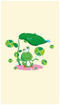 青蛙吃瓜插画,一场视觉与味觉的双重盛宴